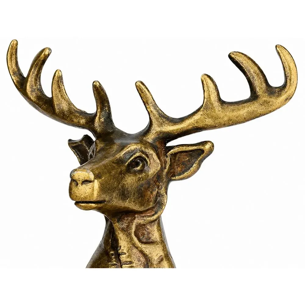 Vintage Empoli Green Glass Rifle Decanter Stag Deer Stopper Hunter Decor Italy